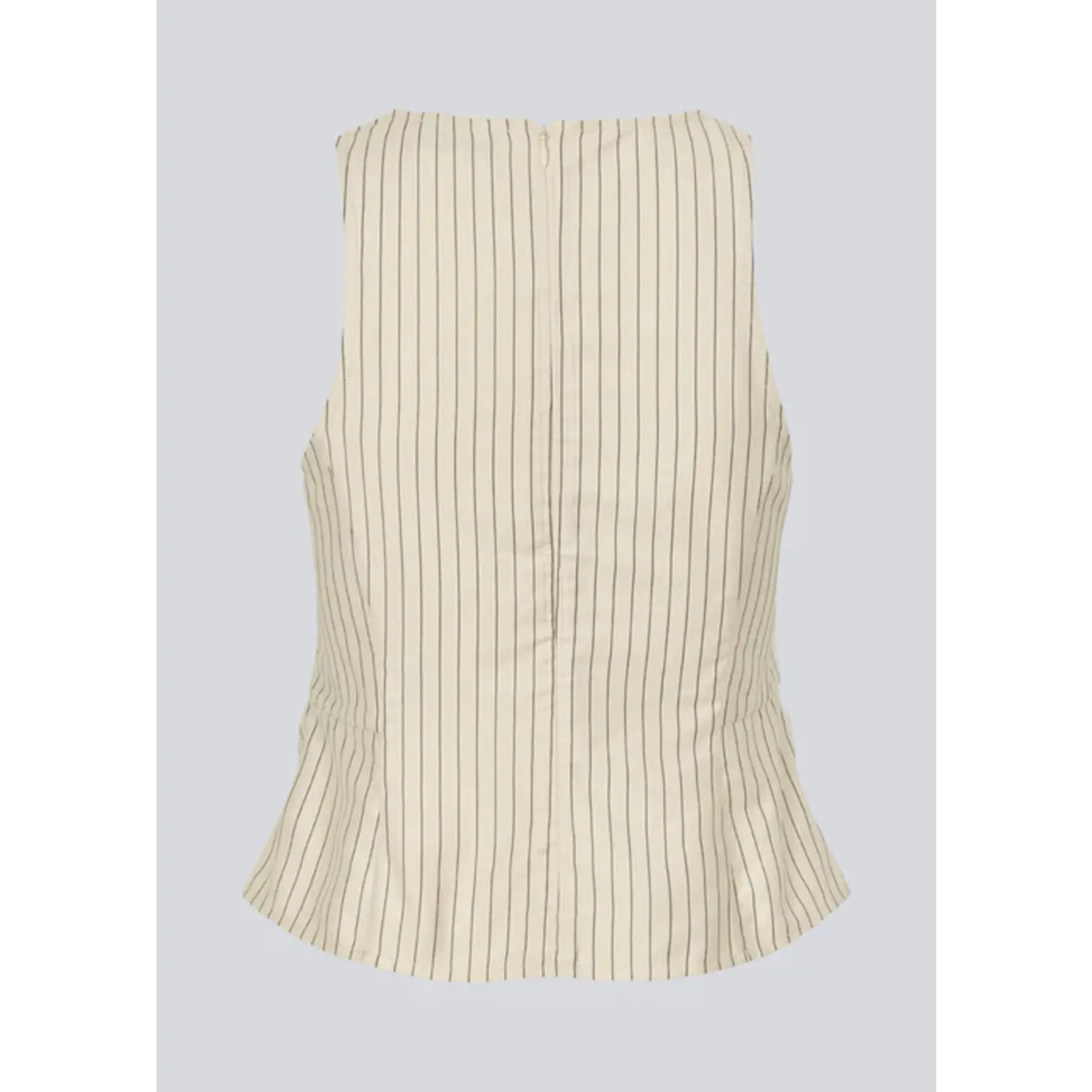 Modström IsabelMD Pinstripe Top Creme Wit - Afbeelding 2