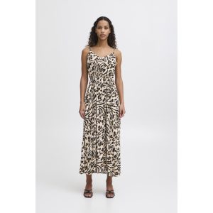 ICHI IHMarrakech Leopard Dress Bruin
