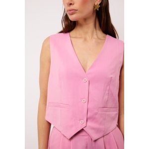 Fluresk Bodi Gilet Roze