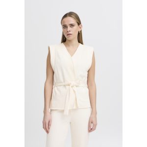 ICHI IHKate Pillou Waistcoat Creme