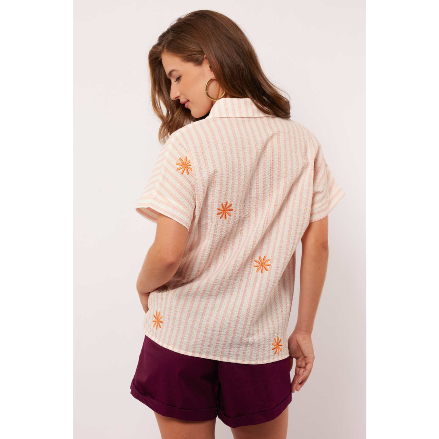 Fluresk Gwendolyn Flower Blouse Wit - Afbeelding 3