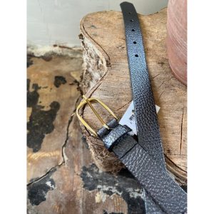 Elvy Metallic Bubble Belt Donker blauw