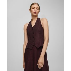 MSCH Copenhagen Naira Claritta Halter Gilet Paars