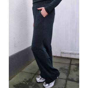 Sisters Point Vyla-Pa1 Broek Glitter Zwart Groen