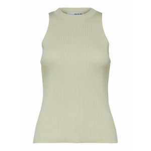Selected Femme Solina knit top beige