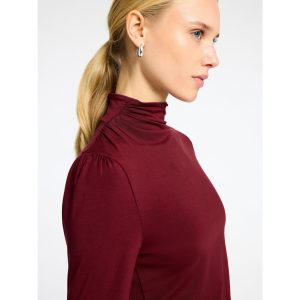 Selected Femme SLFManja Top Burgundy