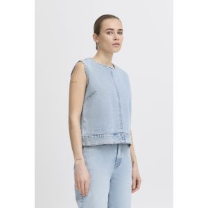 ICHI IHArmios Jeans Top Licht Blauw