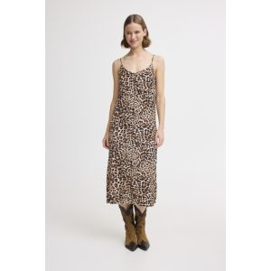 B.young BYMmjoella Slip Dress Leopard Bruin