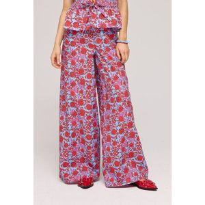 Harper&Yve Rosie Flower Pants Rood Blauw
