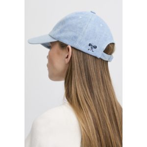 ICHI IAKhatty Cap Jeans Blauw
