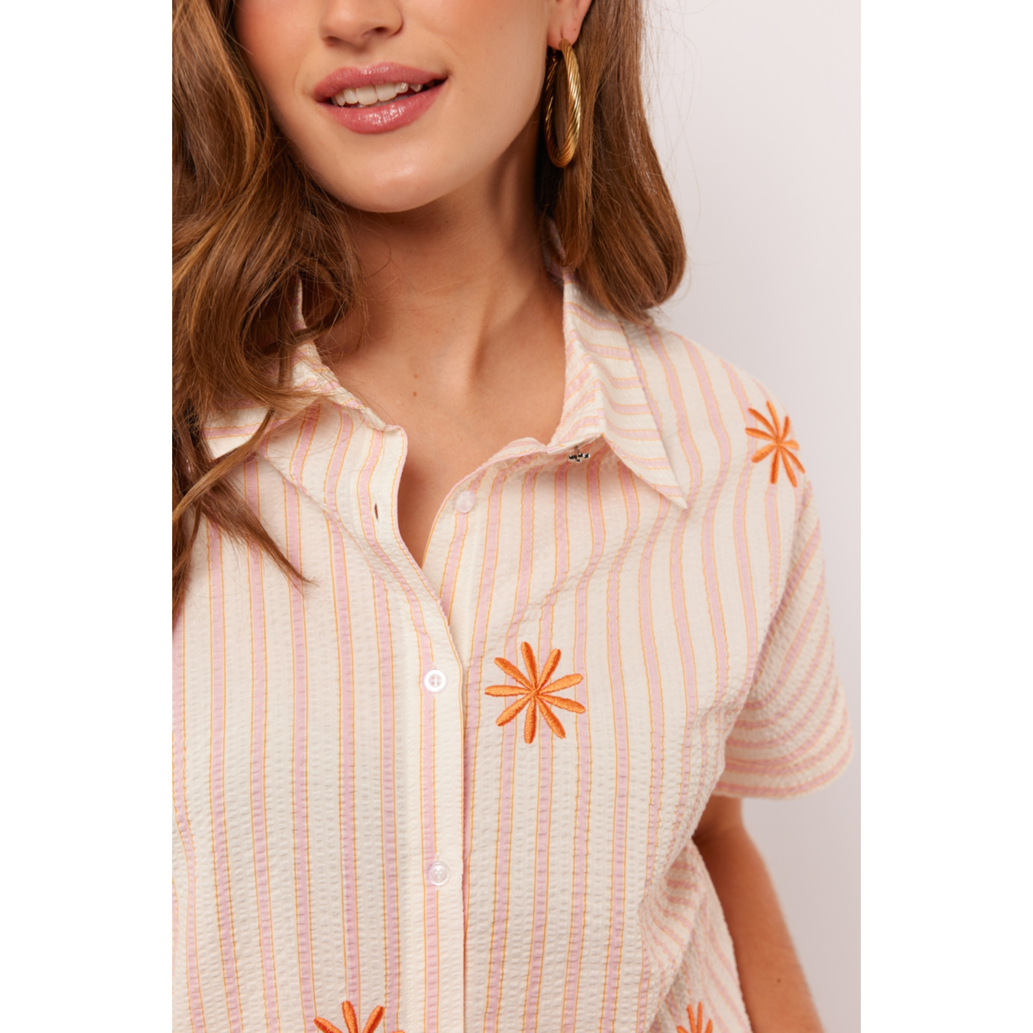 Fluresk Gwendolyn Flower Blouse Wit - Afbeelding 2