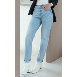 Etiquett Essentials Julia HW Regular Jeans Licht Blauw