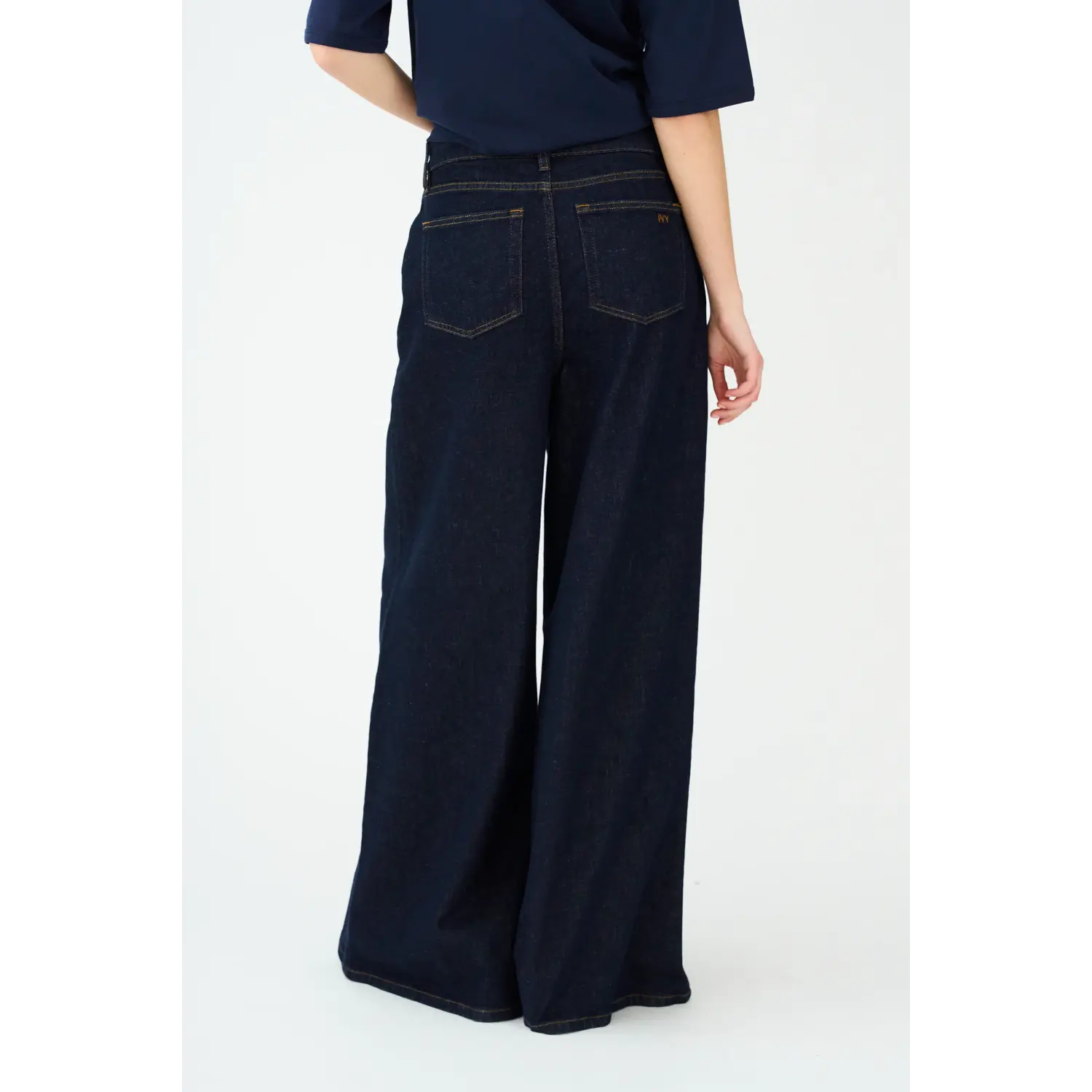 Ivy Copenhagen Tyla Oversize Jeans Donker Blauw - Afbeelding 3