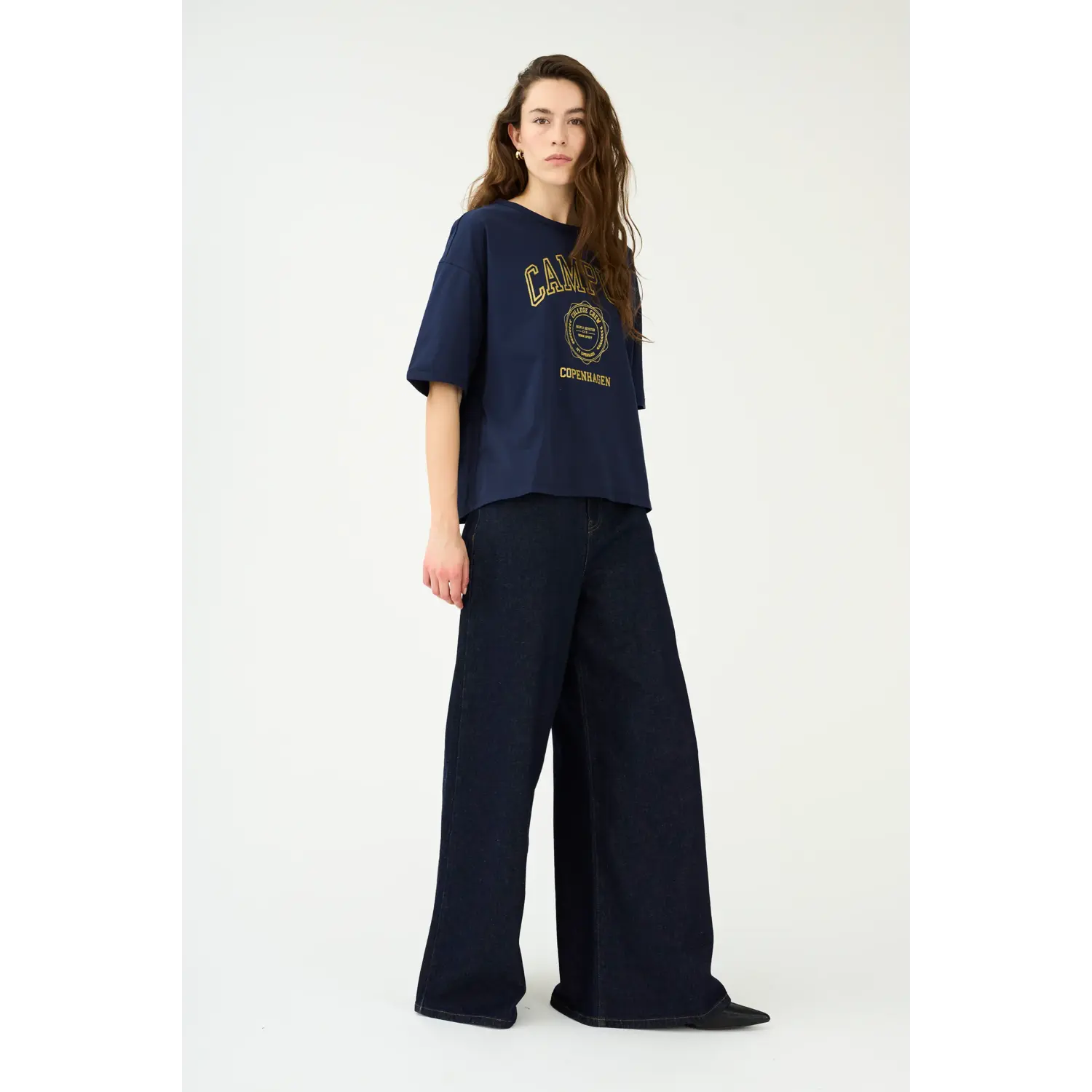 Ivy Copenhagen Tyla Oversize Jeans Donker Blauw - Afbeelding 2