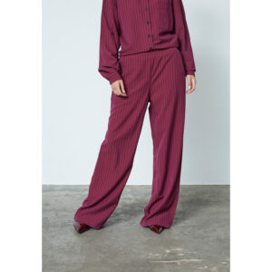 Sisters Point Verina-PA2 Krijtstreep Broek Bordeaux