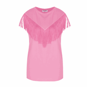 Fluresk Charissa Franje Top Roze