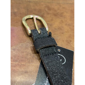 Elvy Glitter Riem Zwart
