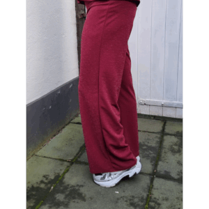 Sisters Point Glut-PA5 Glitter Broek Burgundy Rood