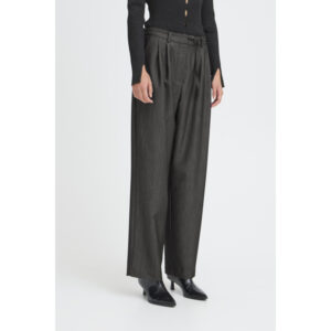 ICHI IHLivola Pantalon Antraciet Grijs