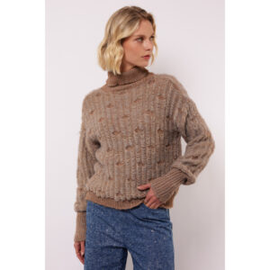 Fluresk Lira Glinster Knit Trui Bruin