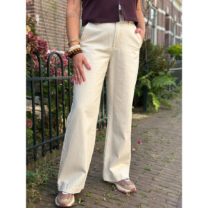 Ivy Copenhagen Augusta Wide Leg Jeans Ecru