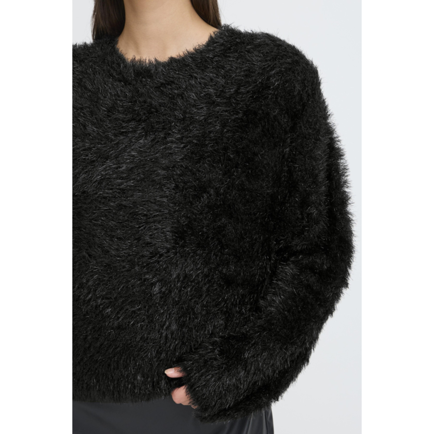 ICHI IHBlizi 'Glitter" Trui Zwart - Afbeelding 3