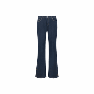 Fluresk Azaria Button Flared Pants Blauw