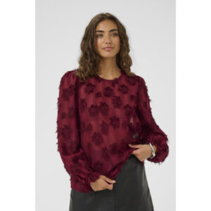 Culture CUBeannie Transparante Bordeaux Rood