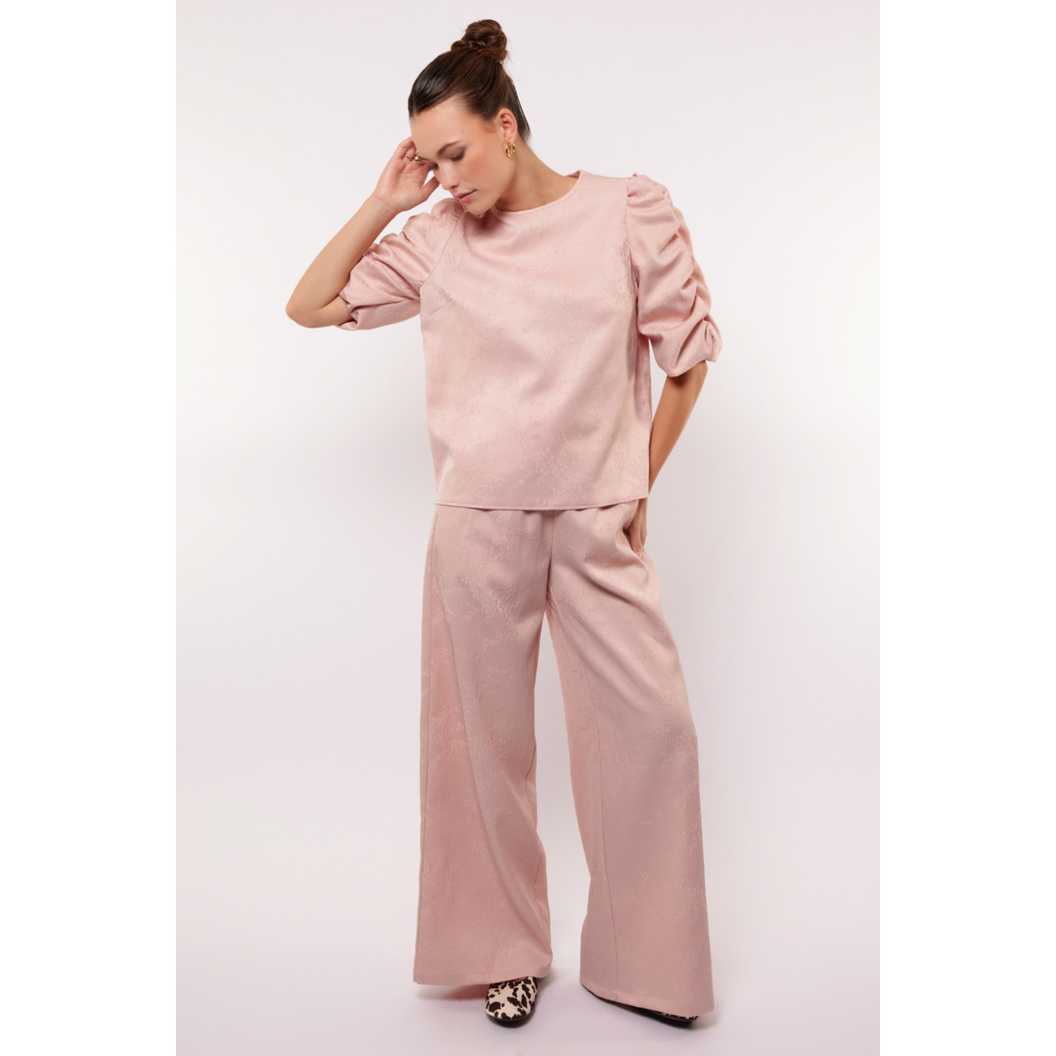 Fluresk Zoelle Flower Pants Pastel Oranje - Afbeelding 5