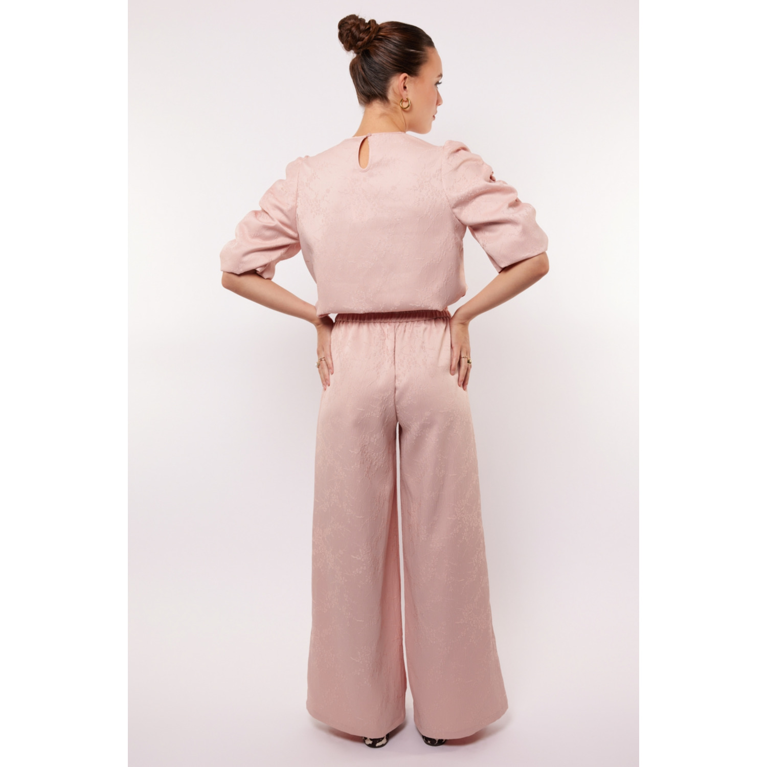 Fluresk Zoelle Flower Pants Pastel Oranje - Afbeelding 2