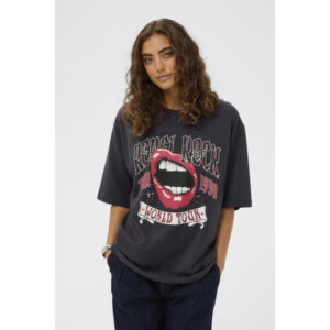 Culture CUrocky Alfie T-Shirt Antraciet Grijs