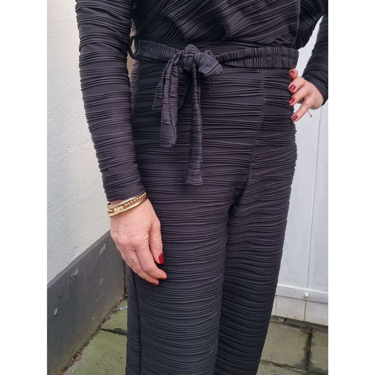 Sisters Point Egina-ju14 Jumpsuit Zwart - Afbeelding 5