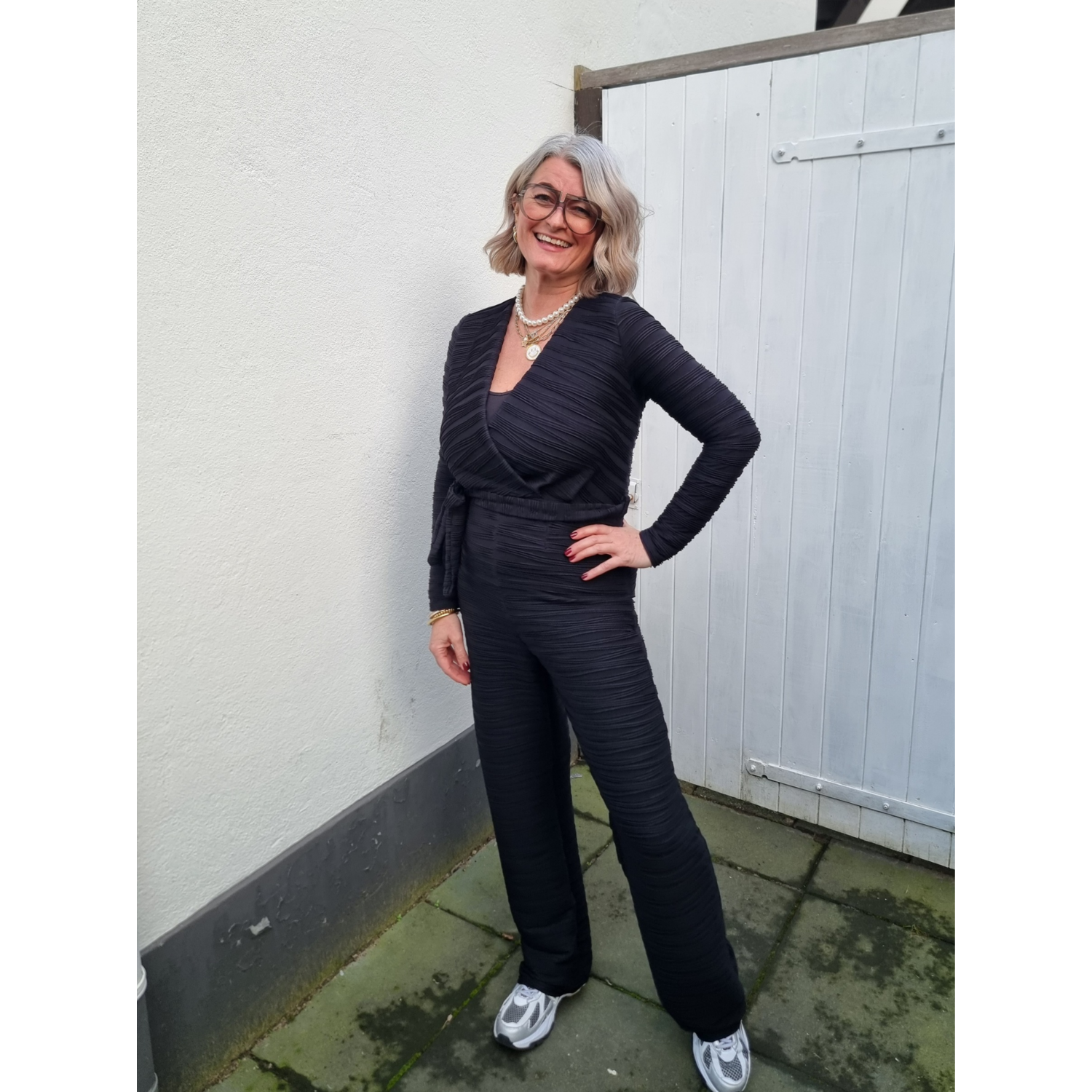 Sisters Point Egina-ju14 Jumpsuit Zwart - Afbeelding 6