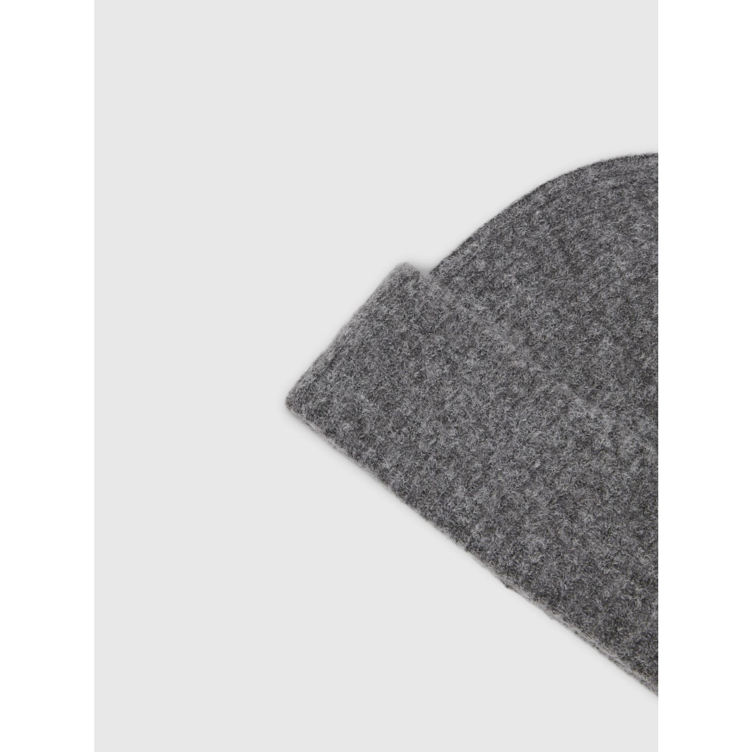 Selected Femme SLFMaline Knit Beanie Noos Grijs - Afbeelding 2