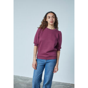 Sisters Point New Peva-Puff Top Bordeaux