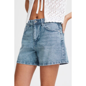 ICHI IHAveny Jeans Short Licht Blauw