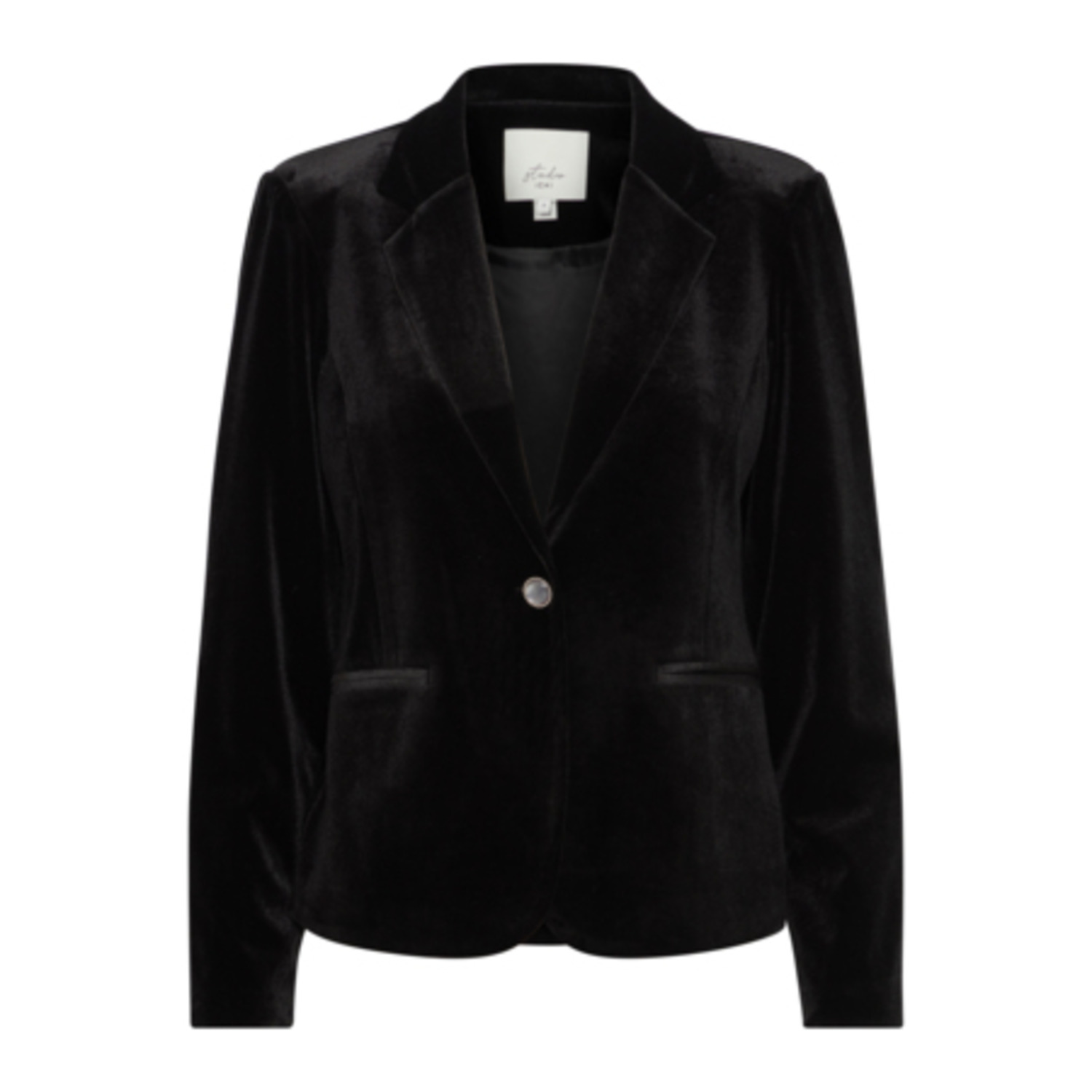 ICHI IHVelvetty Blazer Zwart - Afbeelding 2