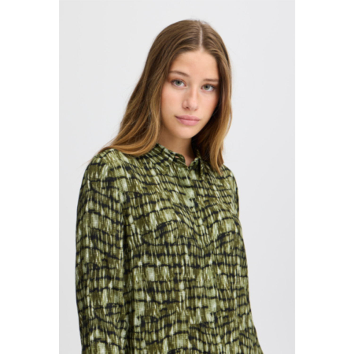 ICHI IHKatonia Blouse Groen - Afbeelding 5