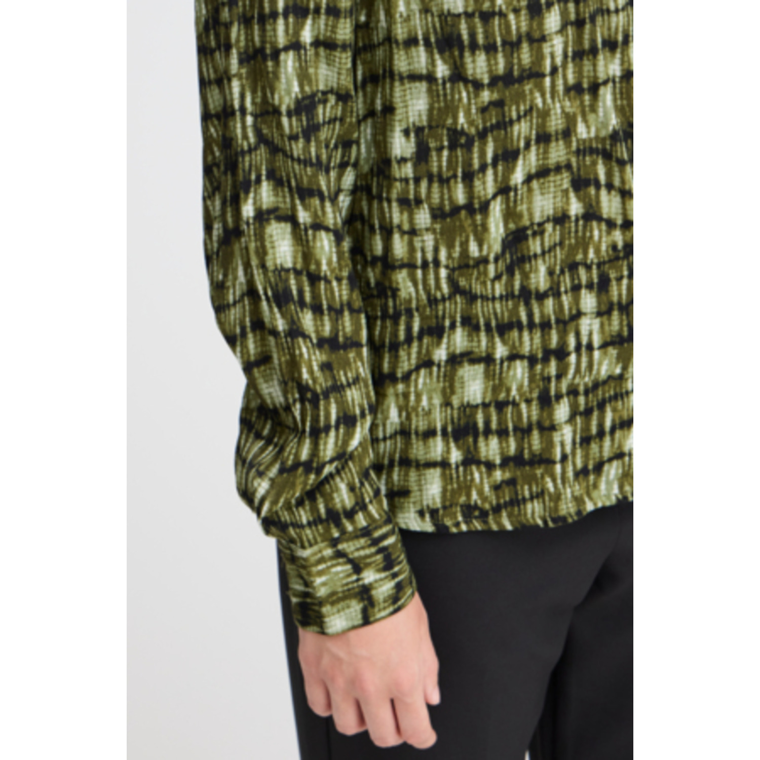 ICHI IHKatonia Blouse Groen - Afbeelding 6