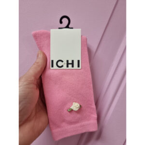 ICHI IARosa Sokjes Flower Roze