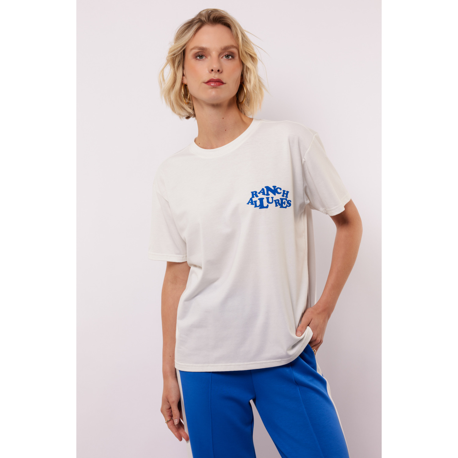 Fluresk Mace T-Shirt Wit - Afbeelding 2