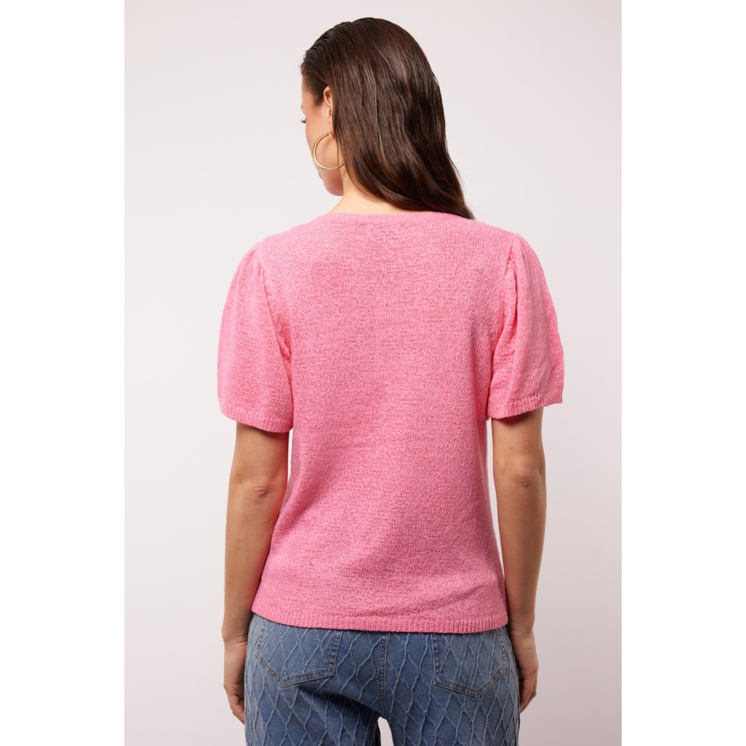 Fluresk Niala Knitting Top Roze - Afbeelding 3