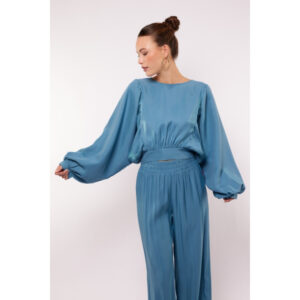 Fluresk Tes Top Blauw