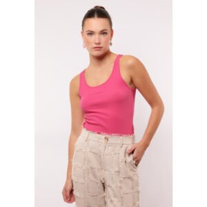 Fluresk Daya Logo Tanktop Fuchsia Roze