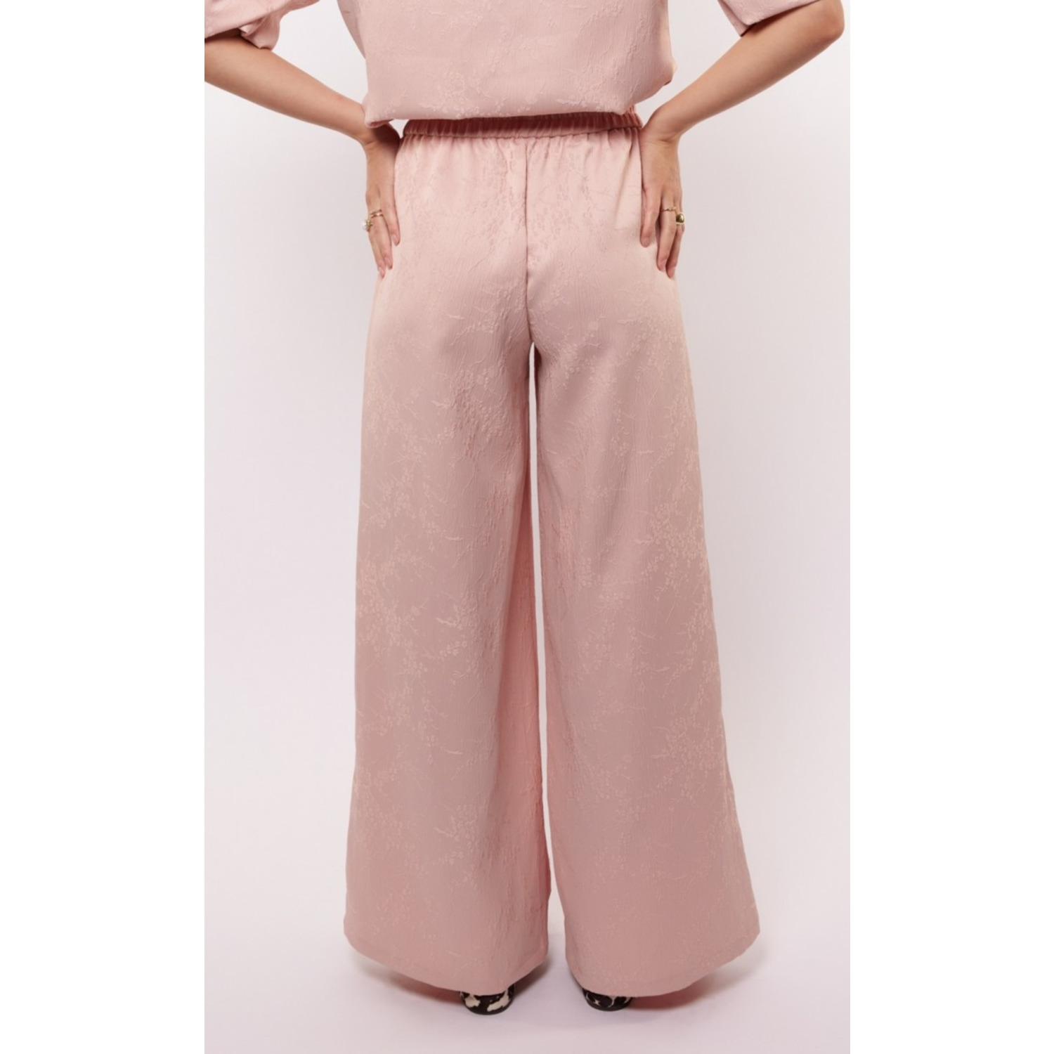 Fluresk Zoelle Flower Pants Pastel Oranje - Afbeelding 3