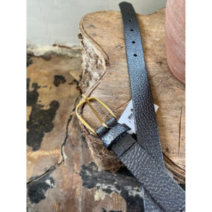 Elvy Metallic Bubble Belt Donker blauw