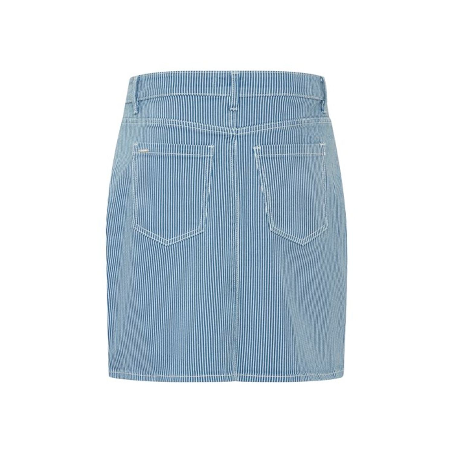 B.Young ByKasio Denim Streep Skirt Blauw - Afbeelding 4