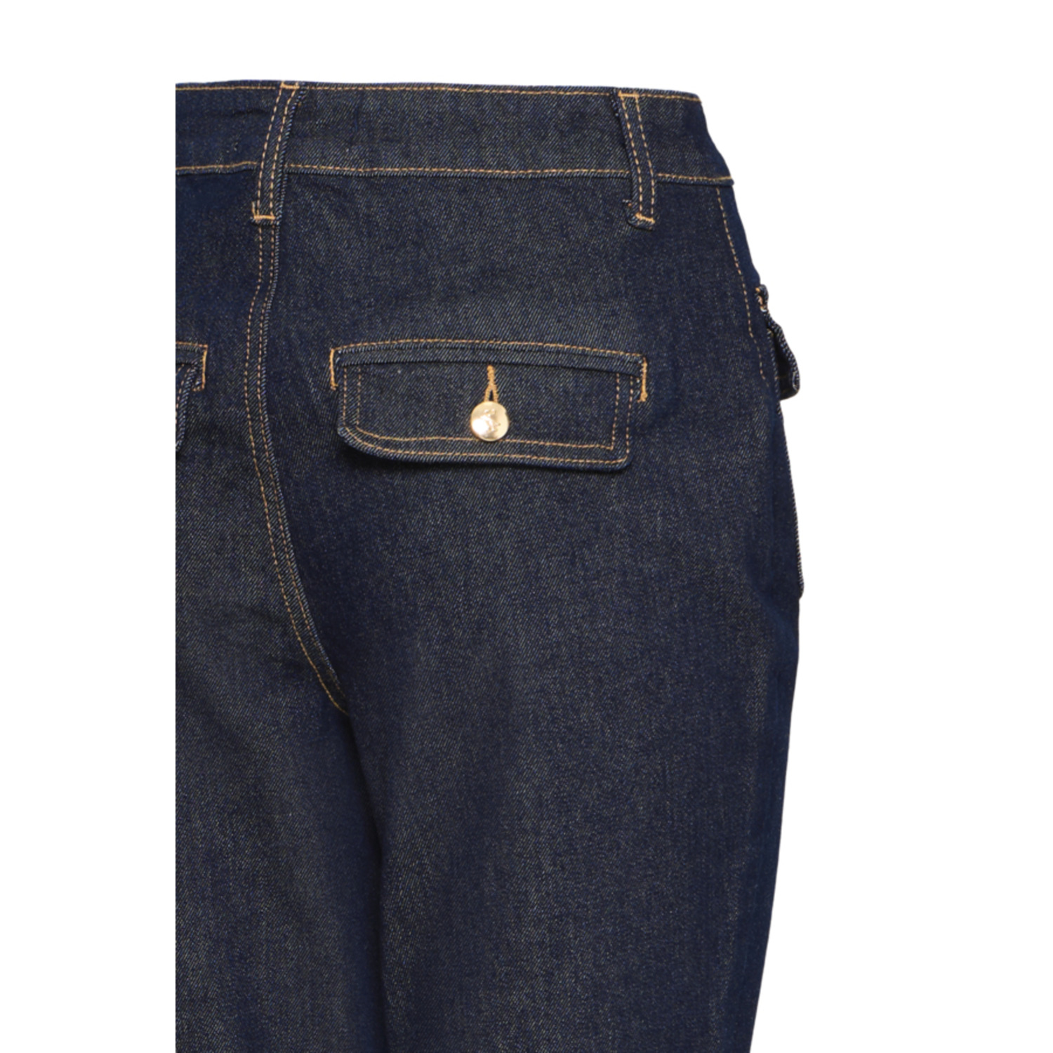 Pulz PZChel UHW Bootcut Jeans Donker Blauw - Afbeelding 6