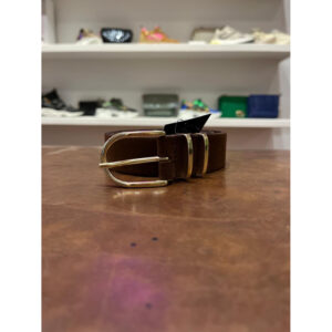 Elvy Suede Belt Donker Bruin
