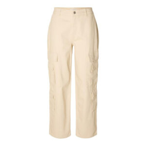 Selected Femme Tiana Cargo Jeans Creme